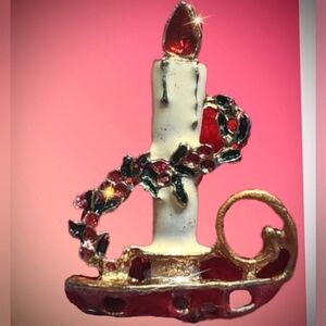 Vintage Candlestick Brooch